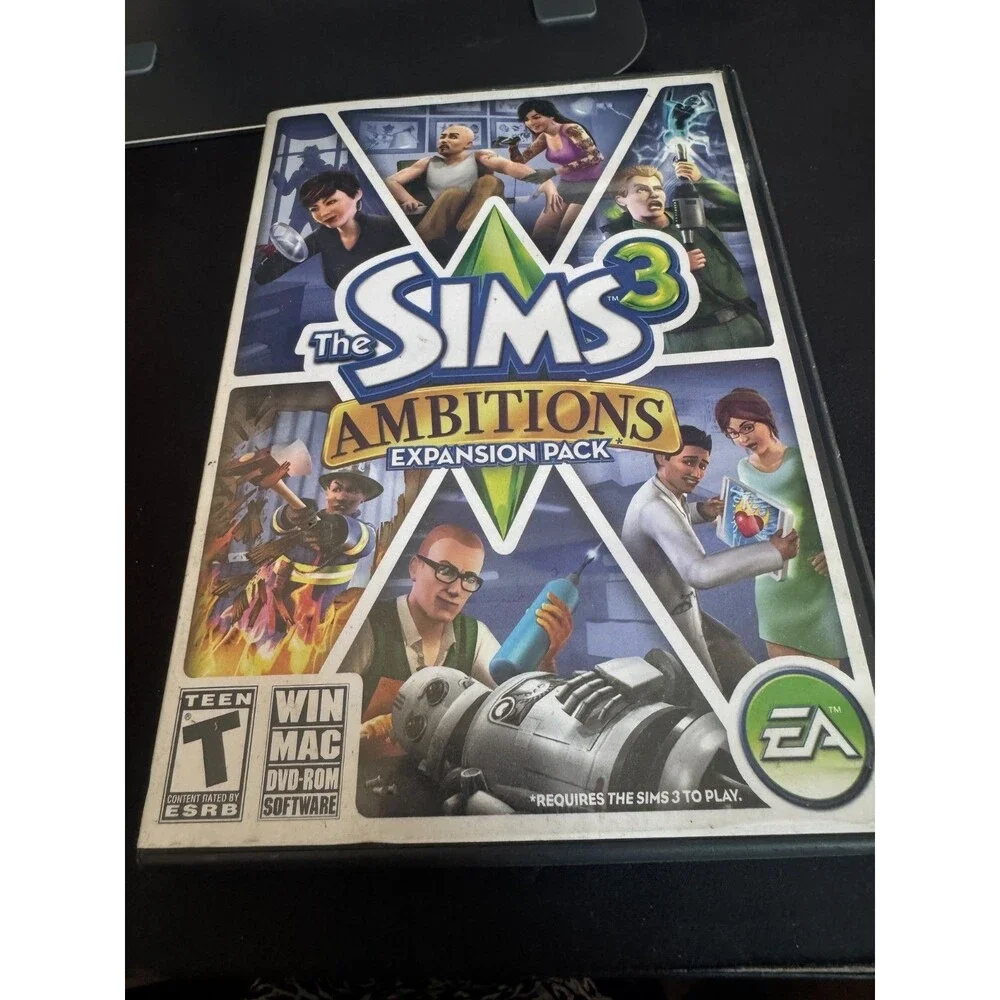 EA The Sims 3: Ambitions Expansion Pack PC/Mac 2010 Simulation T-Teen CIB